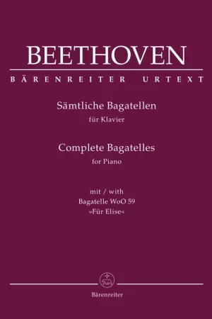 Beethoven L.v. Bagatelles With For Elise Piano | Très demandé