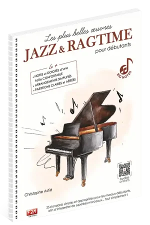 Bon prix - Astie C. Les plus belles œuvres Jazz & Ragtime pour débutants