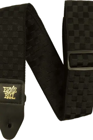 Sangle Ernie Ball 5341 Jacquard Black Chekers - Nouveau