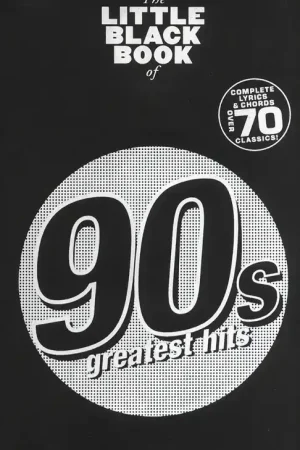 Achetez en ligne | Little Black Songbook 90S Greatest Guitare