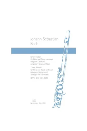Bach J.s. 3 Sonates Flutes - 1 - Économisez maintenant