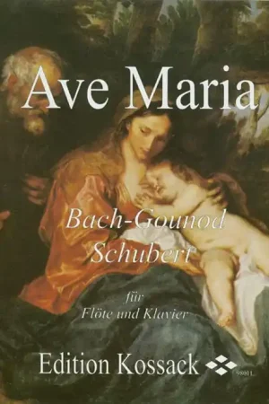 Bach-Gounod / Schubert Ave Maria Flute Piano - Produit tendance