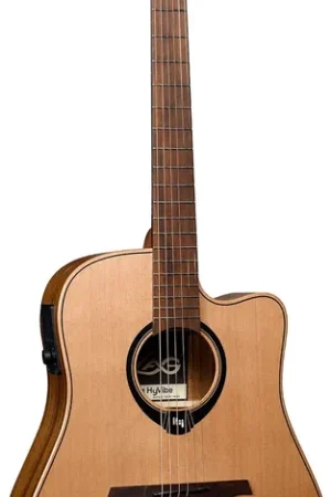 Envoi rapide - Lag Hyvibe HV10DCE Dreadnought Cutaway Electro
