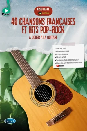 40 Chansons Françaises Et Hits Pop-Rock Guitare | Prix choc