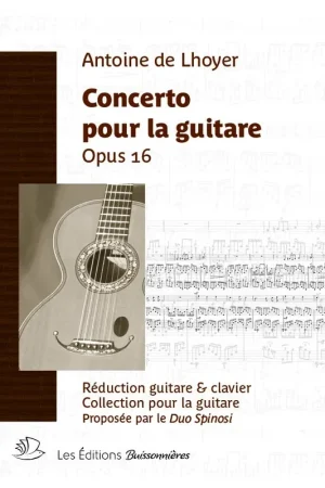 De Lhoyer Concerto pour guitare avec piano opus 16 - Commandez dès aujourd'hui