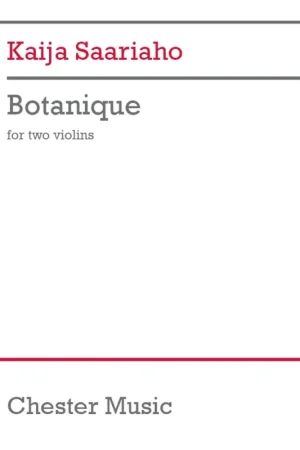 Prix cassé | Saariaho K. Botanique 2 Violon