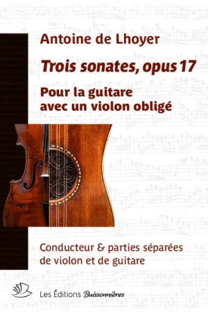De Lhoyer : Trois sonates pour guitare & violon - Achetez dès maintenant