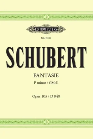 Schubert F. Fantaisie FA Mineur Piano 4 Mains -1 - Aujourd'hui seulement