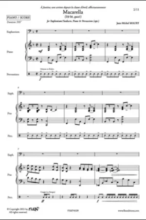 Tout juste ajouté | Maury J.m. Macarella Euphonium / Saxhorn et piano