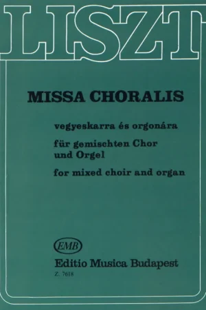 Réduction spéciale | Liszt F. Missa Choralis Choeur Piano