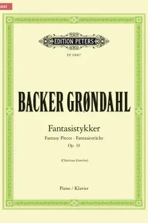 Backer Grondahl A. Fantasy Pieces Op. 39 Piano Solo - Offre