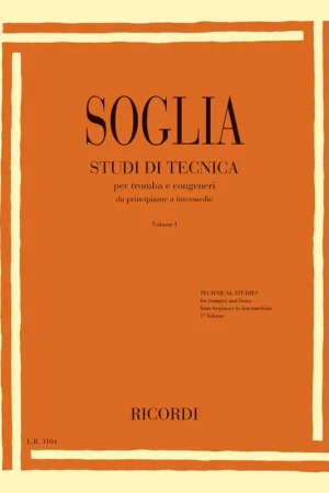 Soglia R. Studi di tecnica per tromba e congeneri Vol. 1 Trompette - Disponible maintenant