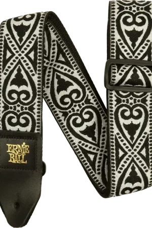 Sangle Ernie Ball 5345 Black Heart | Tendance
