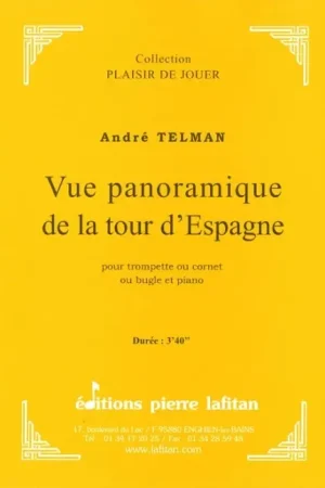 Telman A. Vue Panoramique De La Tour D'Espagne Trompette ou Cornet | Tout nouveau