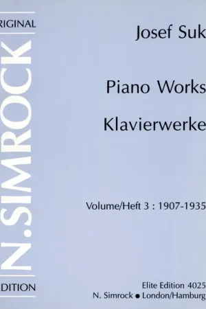 Meilleure vente - Suk J. Piano Works Vol 3