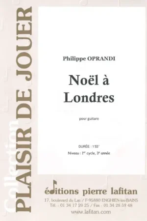 Bonne affaire | Oprandi P. Noël A Londres guitare