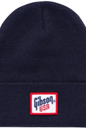 Bonnet Gibson USA Cuffed Beanie Navy - Bon plan