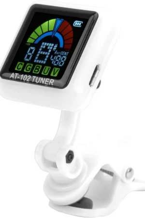 Direct usine - Accordeur Aroma AT-102 Blanc USB Rechargeable