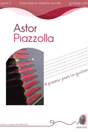 Piazzolla A. 4 Piezas Guitare - Très demandé