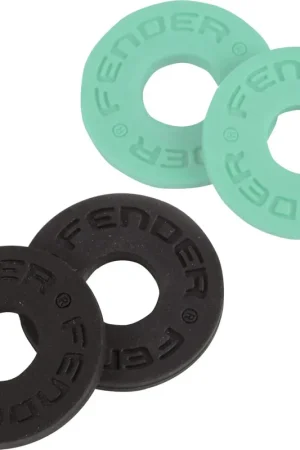 Disponible dès maintenant - Fender Strap Blocks Black and Surf Green