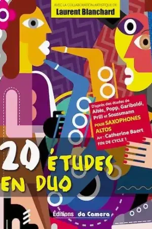 Retour gratuit - Baert C. / Blanchard L. 20 études en duo pour saxophones
