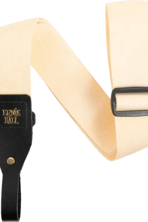 Qualité professionnelle | Sangle Ernie Ball 5868 Crème Guitare Acoustique