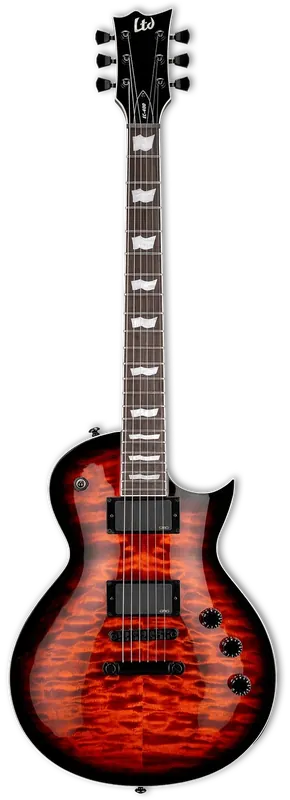 Coup de cœur | Ltd Eclipse EC-400QM Vintage Burst