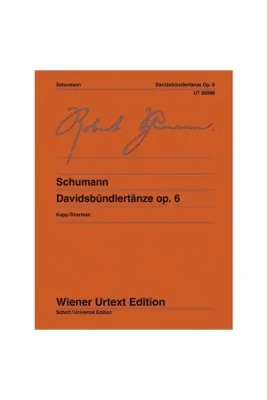 Expédition express - Schumann R. Davidsbundlertanze OP 6 Piano - 1