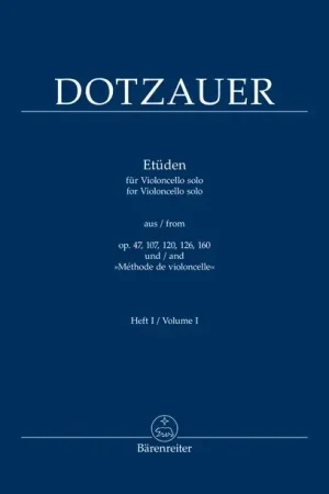 Dotzauer Etudes Vol 1 Violoncelle Solo - Offre spéciale