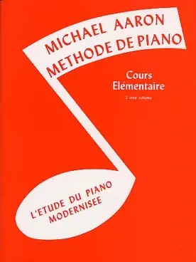 Aaron M. Methode de Piano Vol 2 | Prix malin