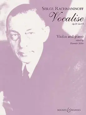 Rachmaninov S. Vocalise OP 34 N°14 Violon - Meilleure vente