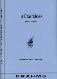 Brahms J. 51 Exercices Piano-1 | Commandez dès maintenant