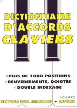 Chierici F. Dictionnaire D'accords Claviers - Prix mini