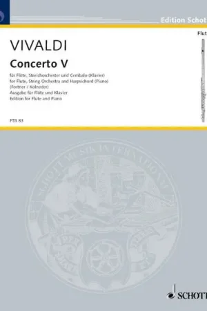 Vivaldi A. Concerto OP 10/5 Flute - Promo exceptionnelle