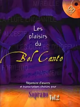 Les Plaisirs DU Bel Canto Soprano Vol 2 Chant Piano - Retour gratuit