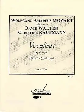 Mozart W.a. Vocalises D'apres Solfeggi Flute Solo - Stock limité