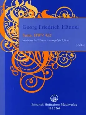 Retour facile | Haendel G.f. Suite Hwv 452 Flutes