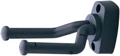 Très populaire - Support Mural Pour Guitare et Basse K&m 16280 Black