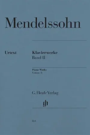 Aujourd'hui seulement | Mendelssohn F. Oeuvres Pour le Piano Vol 2