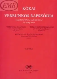 Kokai Rapsodie en Style Verbunkos Violon OU Alto OU Clarinette | Nouveauté