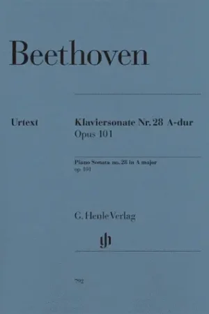 Beethoven L.v. Sonate N°28 OP 101 Piano - Promotion