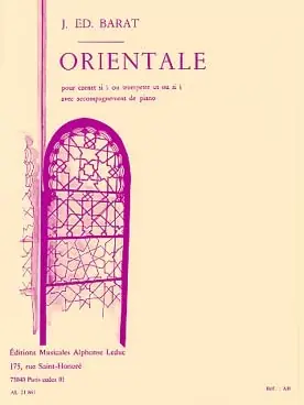 Barat J. Orientale Trompette - Retour gratuit