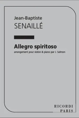 Senaille J.b. Allegro Spiritoso Violon | Derniers articles
