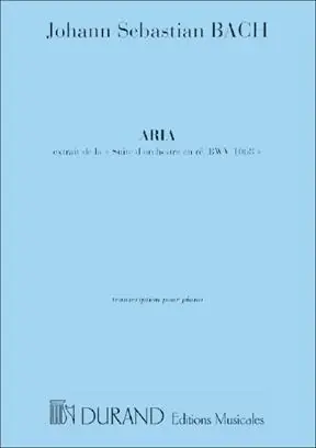 Bach J.s. Aria Piano - Offre exceptionnelle