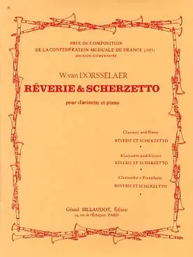 Van Dorsselaer W. Reverie et Scherzetto Clarinette - Bien noté