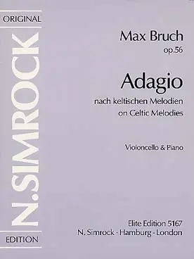 Bruch M. Adagio OP 56 Violoncelle - Achetez en ligne
