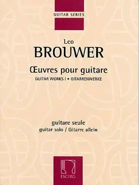 Direct usine - Brouwer L. Oeuvres Pour Guitare