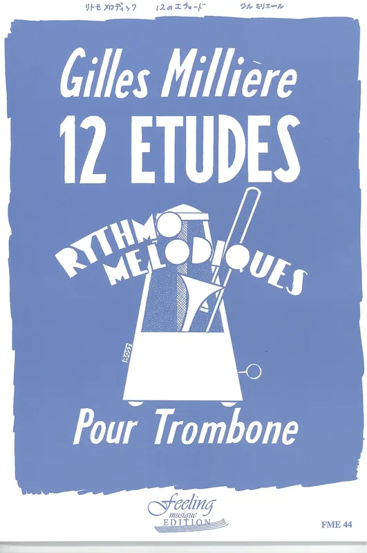 Promotion - Milliere G. 12 Etudes Rythmo Melodiques Trombone