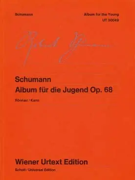 Affaire à saisir - Schumann R. Album A la Jeunesse OP 68 Piano-1
