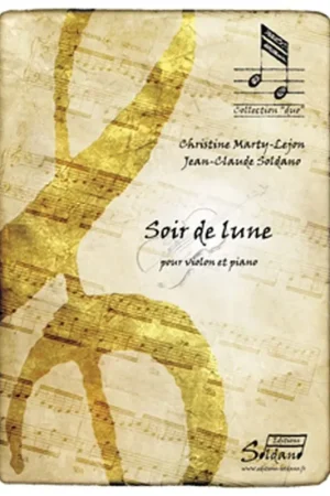 MARTY-LEJON C./soldano J.c. Soir de Lune Violon | Disponible dès maintenant